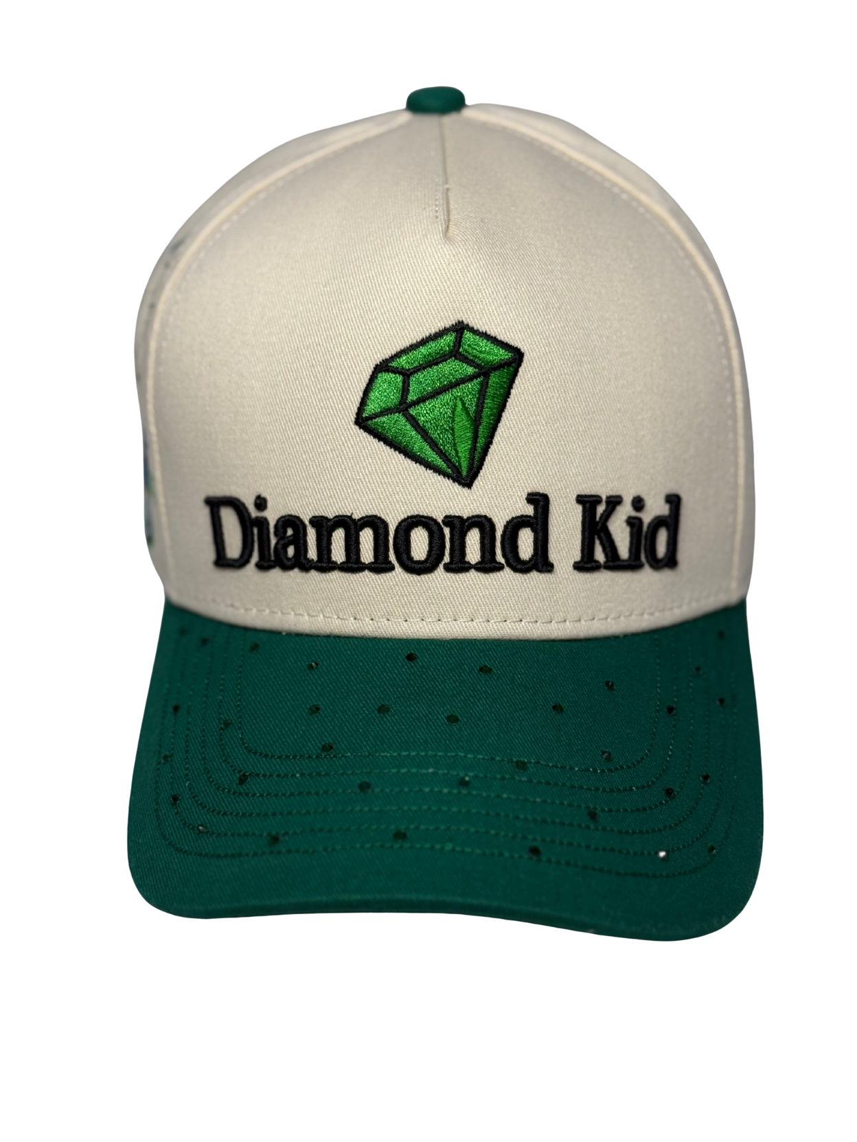 BEIGE DIAMOND KID HAT