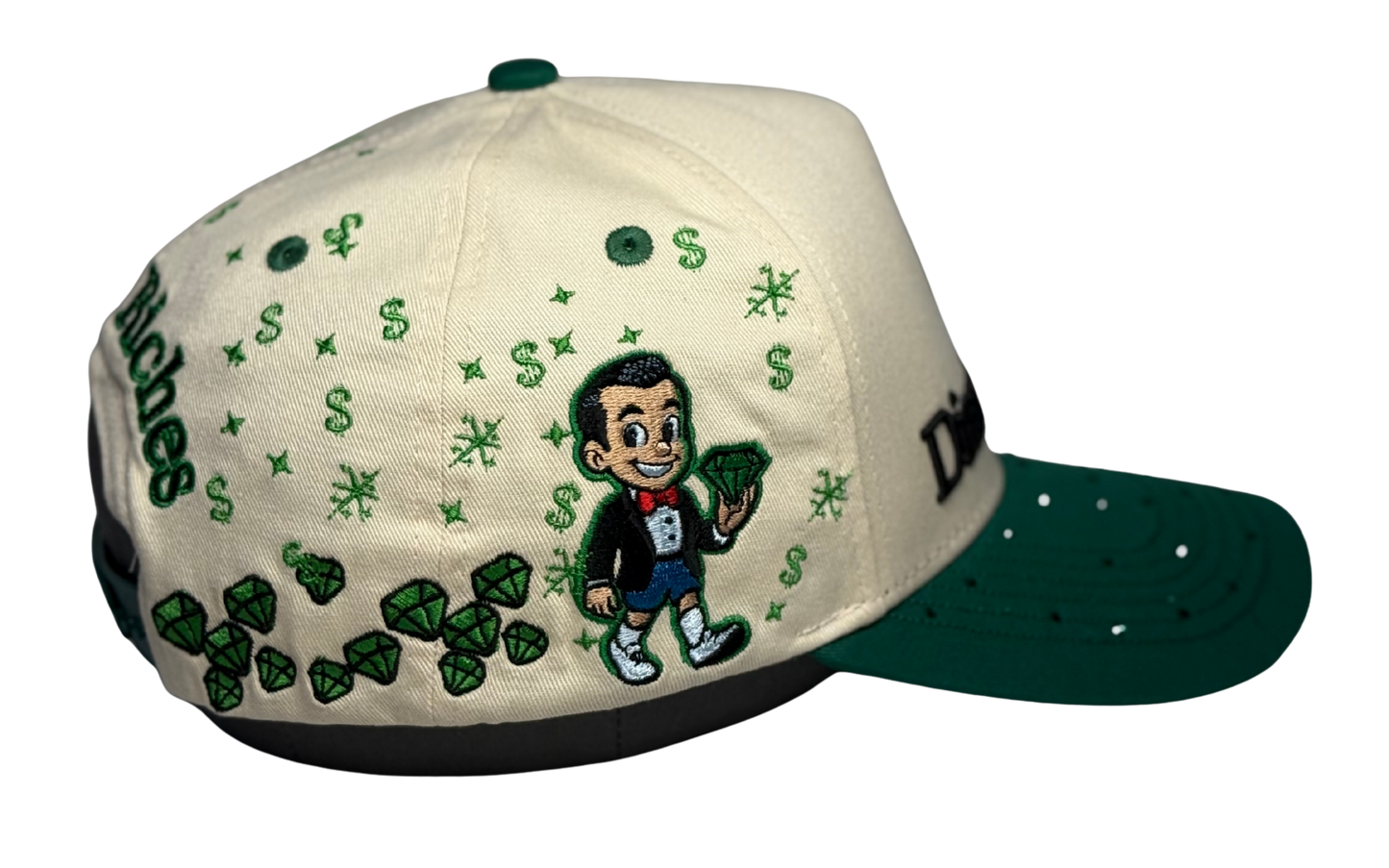 BEIGE DIAMOND KID HAT