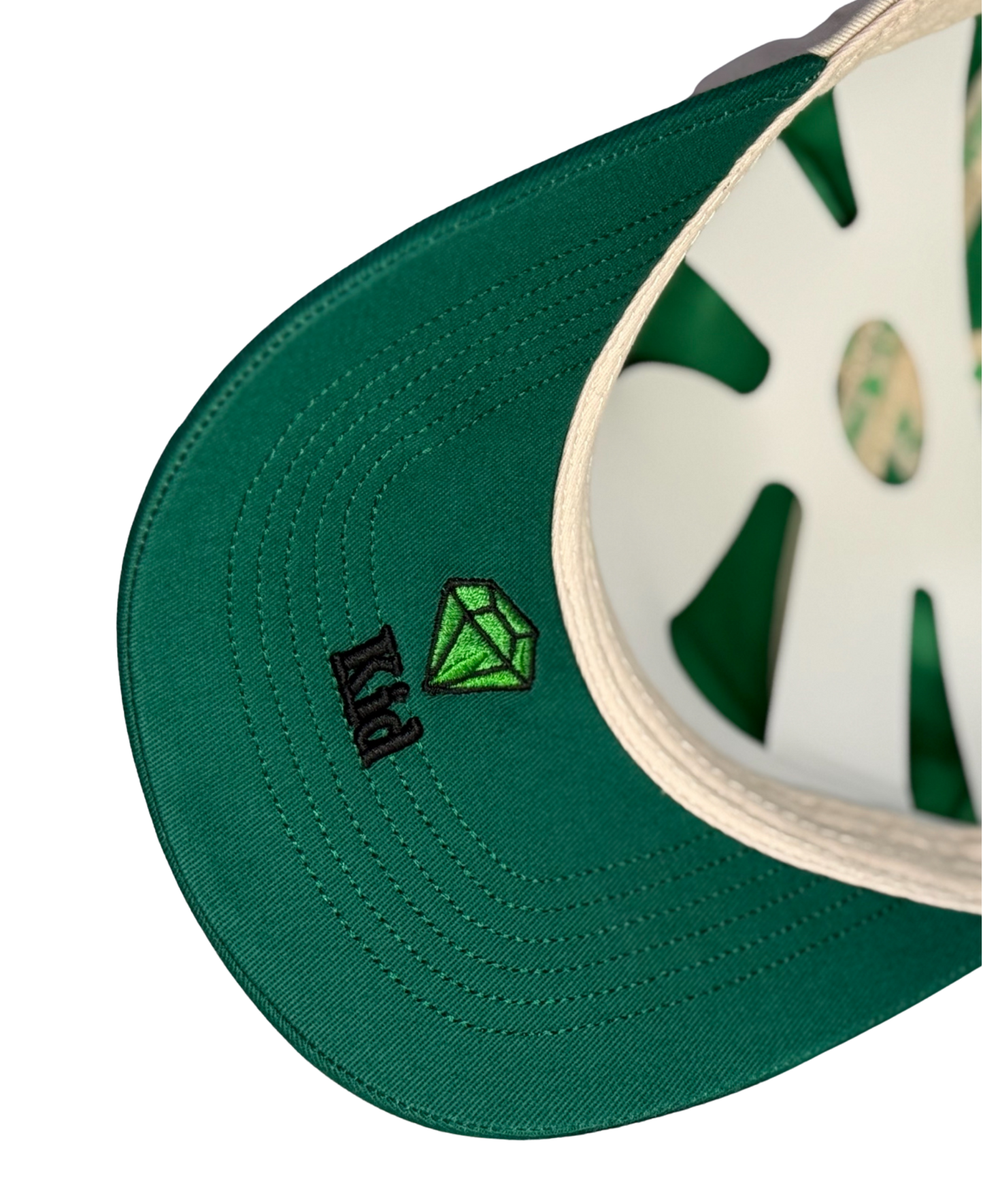 BEIGE DIAMOND KID HAT