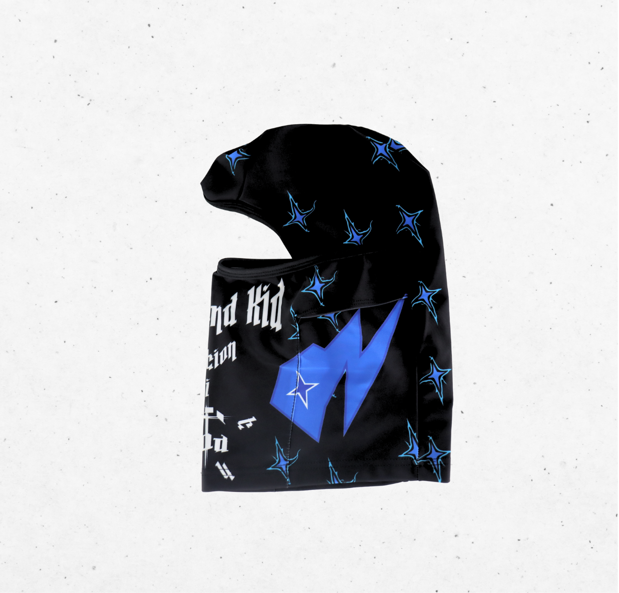 Blue And Black Ski Mask