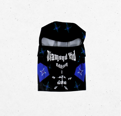 Blue And Black Ski Mask