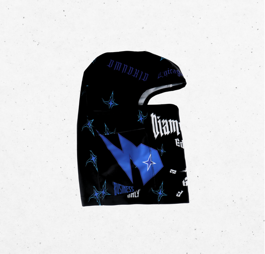 Blue And Black Ski Mask