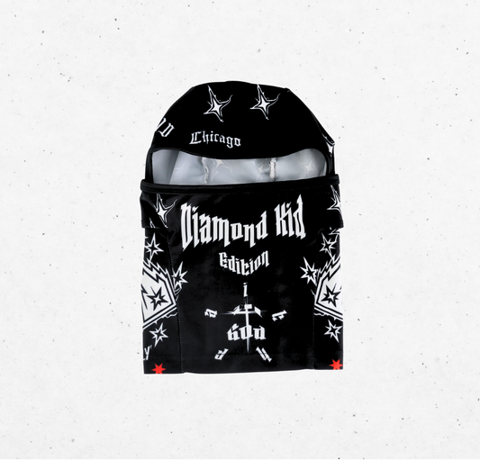White And Black Ski Mask